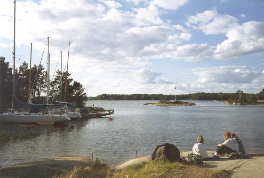 Stokholmo archipelago sala.